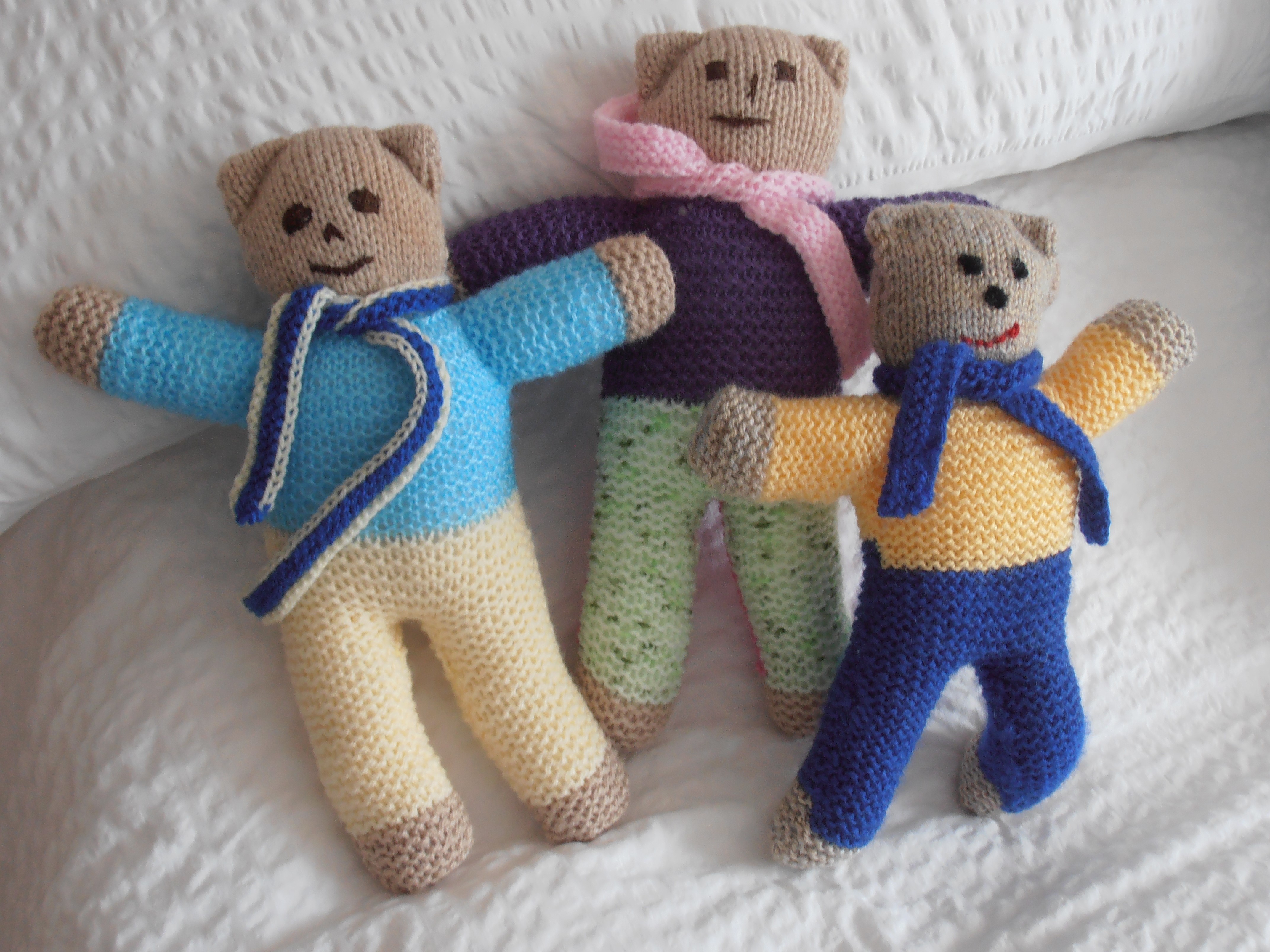 trauma bear knitting pattern