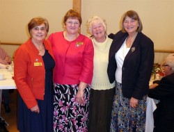 Archdeaconry Presidents for Canterbury and Maidstone with Worldwide President Lynne Tembey and Di Sabel.