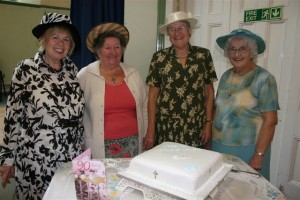 Lovely hats and a lovely cake!